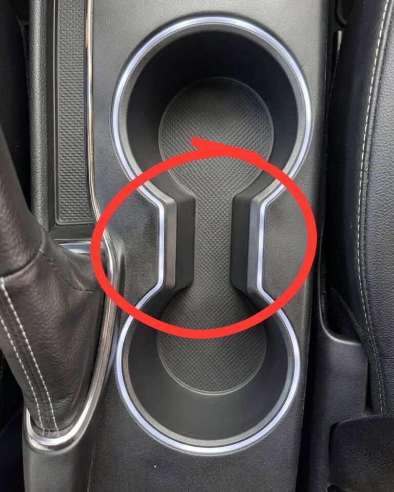 Mysterious Slot Between Your Car’s Cup Holders