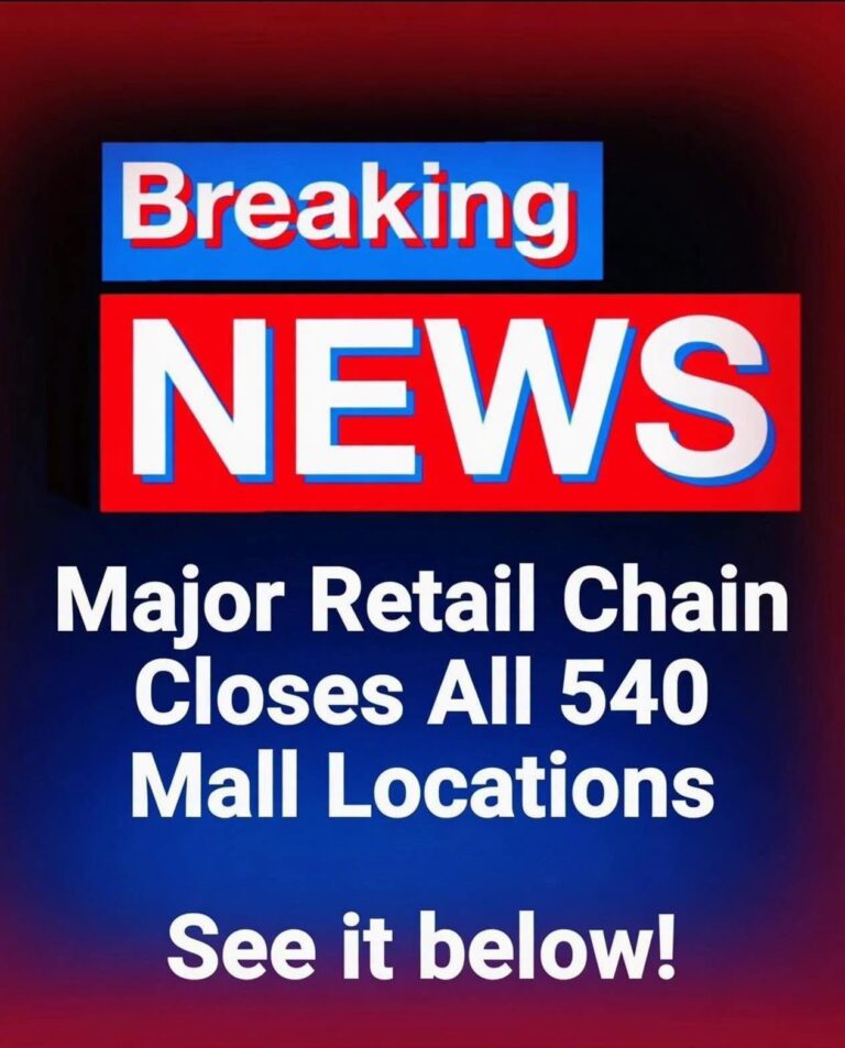 Major Retail Chain Closes All 540 Mall Locations