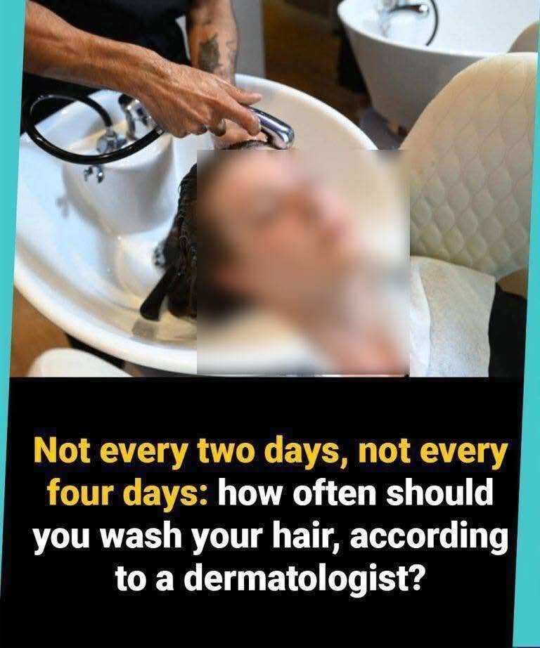 Not every two days, not every four days: how often should you wash your hair, according to a dermatologist?