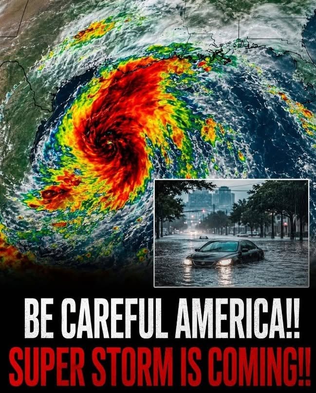 BE CAREFUL AMERICA!!! Super Storm is coming!! There will be floods all over America