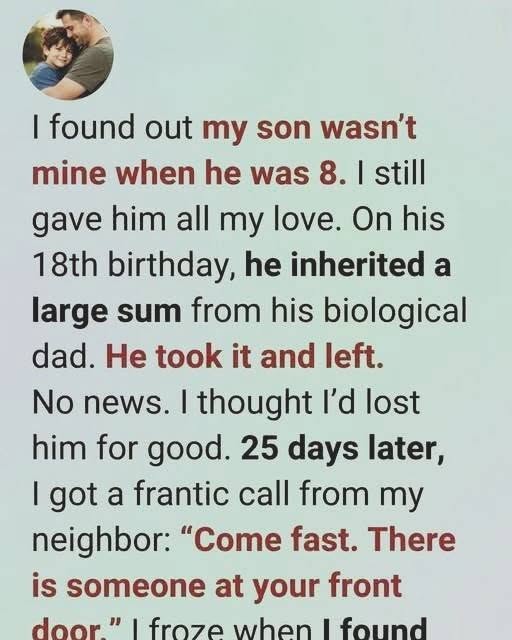 I Discovered My Son Wasn’t Biologically Mine—Years Later He Returned With a Life-Changing Message