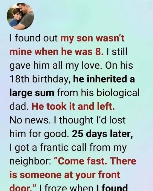 I Found Out My Son Was Not Mine Then Years Later He Came Back And Said Something I Will Never Forget