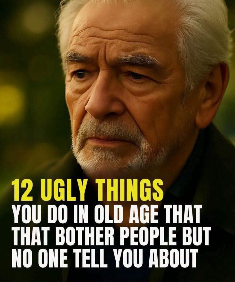 12 nasty habits in old age that everyone notices, but no one dares to tell you