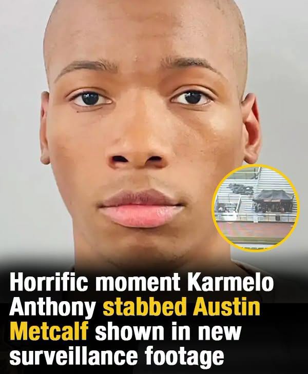 Horrific moment Karmelo Anthony stabbed Austin Metcalf shown in new surveillance footage