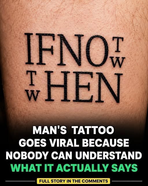 The Ink Disaster That Broke the Internet: Can You Solve the Tattoo Riddle That Has Everyone Fuming?