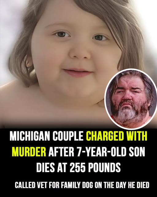 Michigan couple charged with murder after 7-year-old son dies at 255 pounds