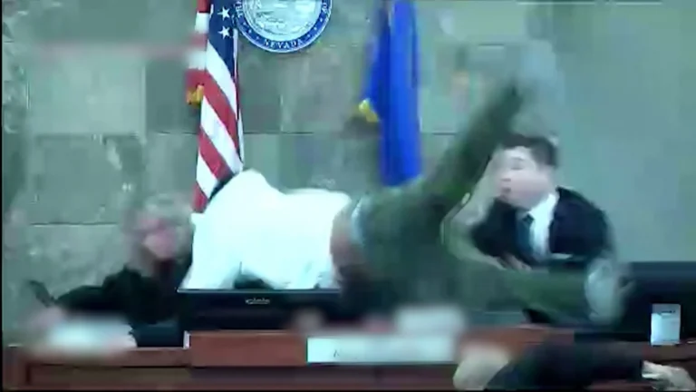 Courtroom Chaos Erupts After Defendant Charges at Judge Following Sentencing