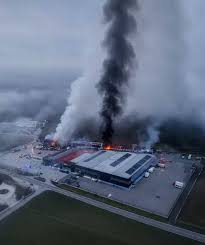 Breaking news A major fire broke out in…