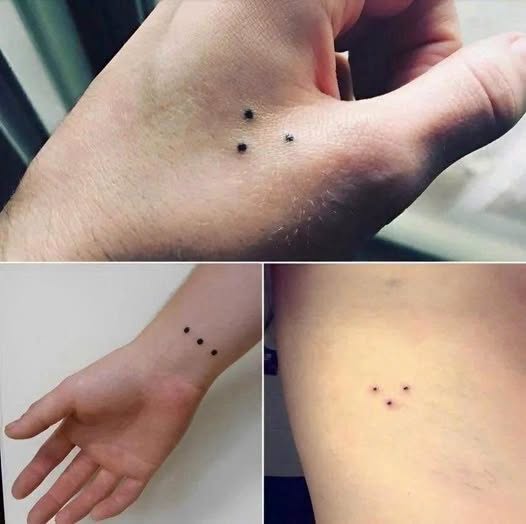 If You See Someone with a Three-Dot Tattoo, Run as Far as You Can