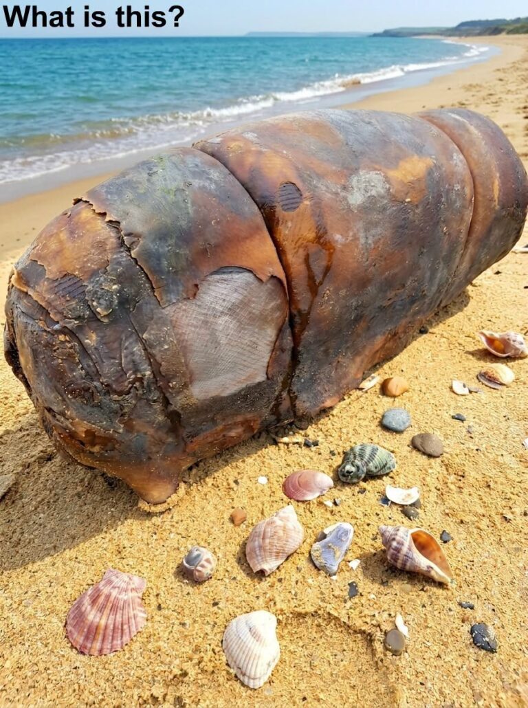 I was walking on the beach when I suddenly came across this