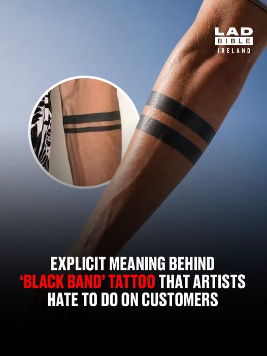 Explicit meaning behind ‘black band’ tattoo that artists hate to do on customers