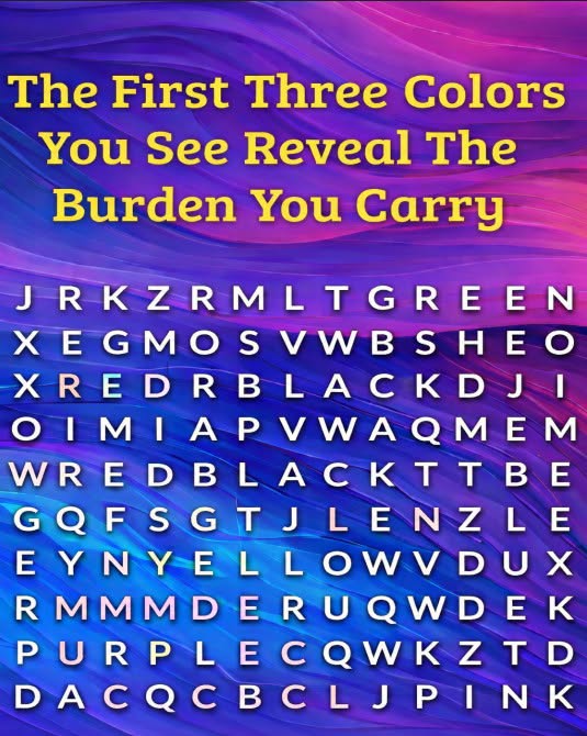See These Three Colors? They Might Reveal Your Emotional Load