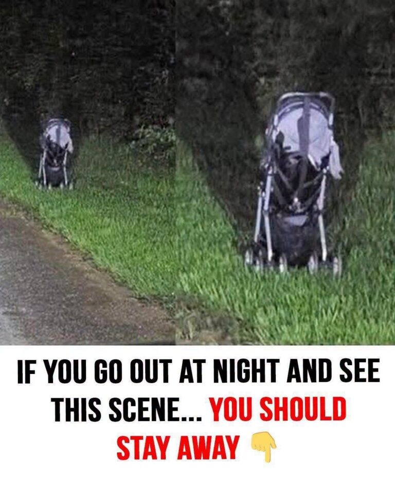 If you find an abandoned stroller at the roadside, here’s why you might want to wait before getting out of your vehicle