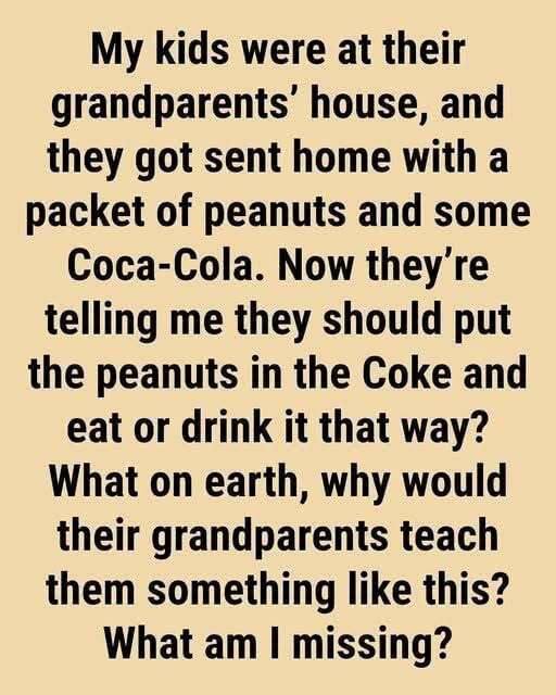 The Glass Bottle Secret, Why Thousands Of People Are Putting Peanuts In Their Coke